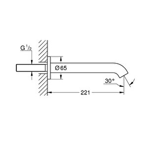 Grohe Essence Çikiş Ucu - 13449001