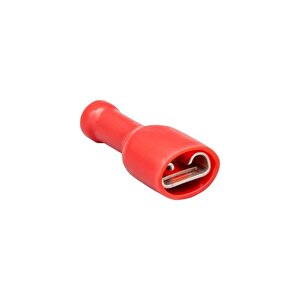 0,5-1,5mm Dişi Faston Tip Tam İzoleli Kırmızı Kablo Ucu ( 200 Adet )