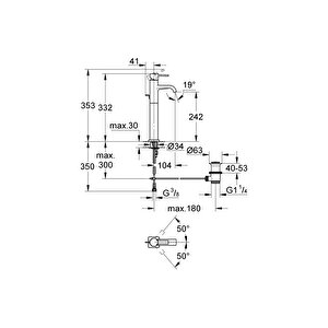 Allure Tek Kumandalı Lavabo Bataryası - 32760000