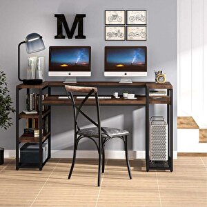 Tasarım Monitor Raflı Çalışma Masası