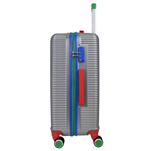 Lüx Abs Büyük Boy Valiz Gri Bnt500