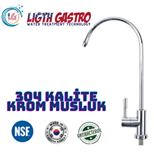 Li̇ght Gastro Gümüş İyonlu Tatlandiricili Çi̇ft Alkali̇li̇ 7 Mi̇neralli̇ 7 Fi̇li̇tre 14 Aşamali Kirilmaz Kasali Su Aritma Ci̇hazi