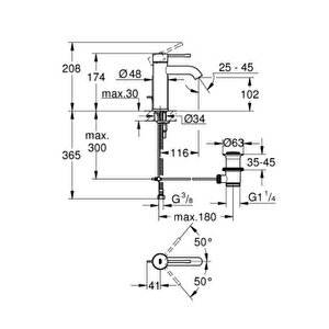 Essence Tek Kumandalı Lavabo Bataryası S-boyut - 23589dc1