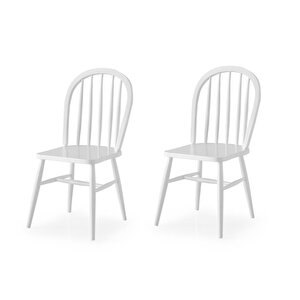 Amerikan Ahşap Ağaç Mutfak Sandalyesi 2 Li Set Çam