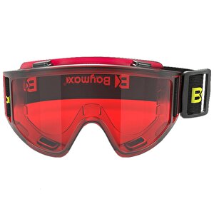 İş Güvenlik Gözlüğü Koruyucu Gözlük S550 Kırmızı