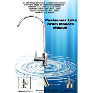Wm21 Premium Multimineral Metal 8 Litre Çelik Tanklı Nsf Onay Elektrikli Su Arıtma Cihazı