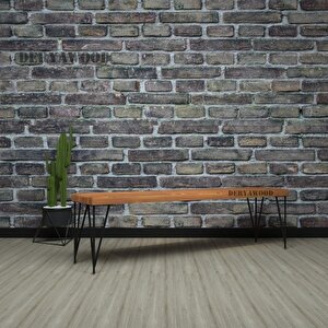 Deryawood Masif Ahşap Rhea Bank  37*200*45cm