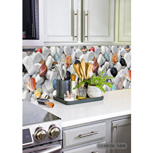  frz Serisi Taş Ve Tuğla Görünümlü Kendinden Yapışkanlı Folyo Mutfak Dolap Ve Mobilya Kaplama Folyosu 15 m x 67,5 cm