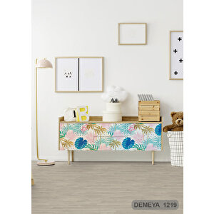  hrz Serisi Eğlenceli Şekilli Kendinden Yapışkanlı Folyo Mutfak Dolap Ve Mobilya Kaplama Folyosu 15 m x 67,5 cm