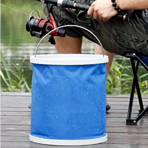 Protackle Katlanabilir Balıkçı Kovası 9 Lt Mavi