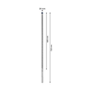 Expert 20 X 720 Mm Yeni Sds Max-8x Delme Ucu 2608900230