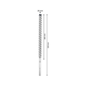 Expert 26 X 520 Mm Yeni Sds Max-8x Delme Ucu 2608900246