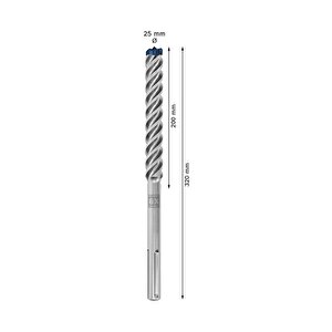 Expert 25 X 320 Mm Yeni Sds Max-8x Delme Ucu 2608900240