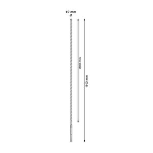 Expert 12 X 940 Mm Yeni Sds Max-8x Delme Ucu 2608900204