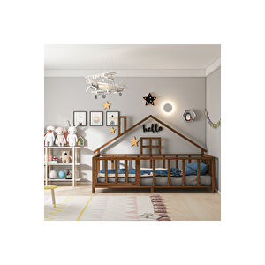 Gi̇vayo Wood&#039;s Hause Montessori Yatak Kapılı 100*200hause Cevi̇z
