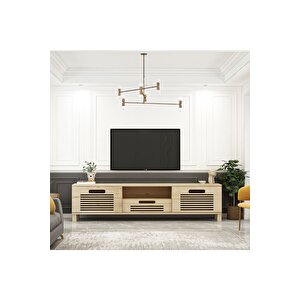 Gi̇vayo Wood’s Milano Tv Üni̇tesi̇ Doğal Ahşap