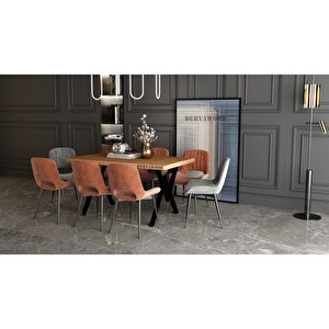 Masif Ahşap Alnilam Mutfak Masası 60*120*76 Cm