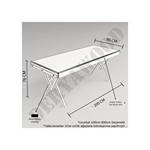Masif Ağaç Ahşap Mutfak Masası Takımı 4-6 Kişilik 85*85*76 Cm Masa/58*37*45 Cm Bank
