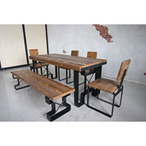 Masif Ahşap Yemek Masası 120cm X 85cm