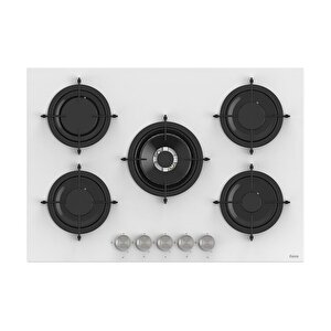 Pure Rs Serisi Inizio Beyaz Ankastre Set D078 - Rs036 - Xe61cb 75 Cm Ocak