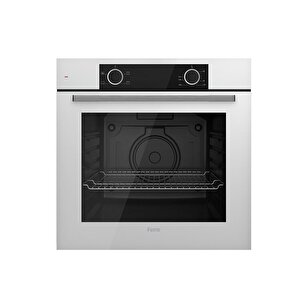Ferre Pure Rs Serisi Beyaz Ankastre Set D064 - Rs036 - Xe61cb 75 Cm Ocak