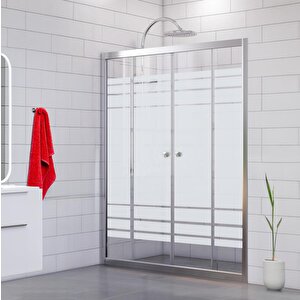 Duşakabin Ön Cephe D140 Desen Ölçü : 101 Cm 101 cm