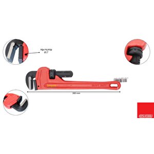 12'' Ağır Tip Boru Anahtarı 300mm I06-12-2