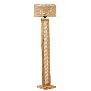 Ribon Yanık Silindir Rattan Lambader