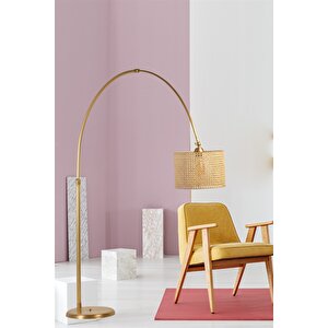 Vargas Eskitme Rattan Başlıklı Lambader