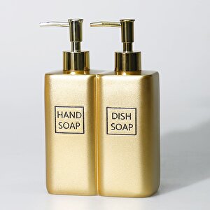 Twins İkili Sıvı Sabunluk Altın