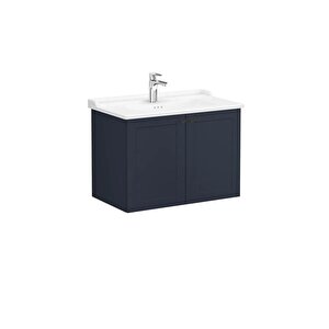 Vitra Root Classic 80 Cm Lacivert Kapaklı Banyo Dolabı Alt Modül Lavabo