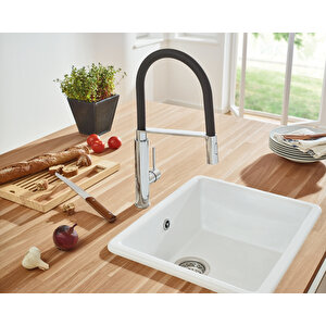 Grohe Concetto Professional Tek Kumandalı Eviye Bataryası Siyah - 31491000
