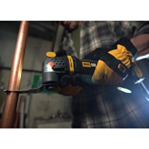 Cat Dx41b 18volt Kömürsüz Profesyonel Çok Amaçlı Devir Ayarlı Raspalama+14 Adet Aksesuar (akü Dahil Değildir)