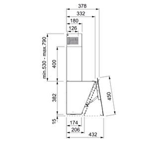 Fpj 915 V Wh Davlumbaz, Beyaz, 90 Cm