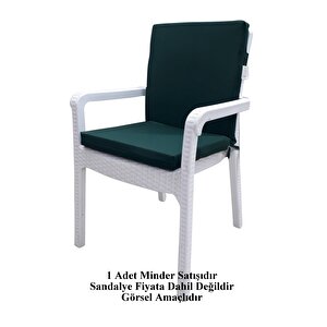Mi̇rzade 6 Adet Eli̇t Su Geçi̇rmez Yüksek Arkali Mi̇nder-koyu Yeşi̇l