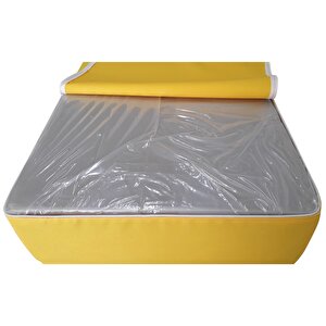Mi̇rzade Sun Bed Katlanir Güneşlenme Mi̇nderi̇-sunbed Sari