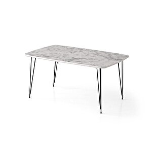 Smart Mdf Modern Tarz Dikdörtgen Orta Sehpa Beyaz