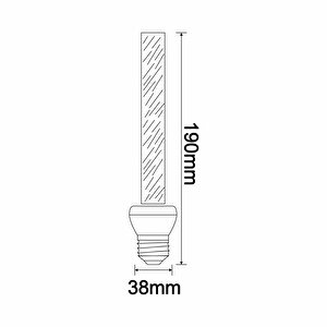 Aron Dekoratif Led Ampul Mod1007 E14 2700 Kelvin