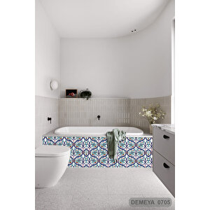 Mlk Serisi Çini Görünümlü Kendinden Yapışkanlı Folyo Mutfak Dolap Ve Mobilya Kaplama Folyosu 5 m x 90 cm