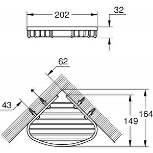 Grohe Baucosmopolitan Sabunluk 40664001