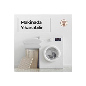 Elyaf Dolgulu 4 Adet Silikon Yastık 50x70 Cm Pamuk Otel Yastık Beyaz Yumuşak