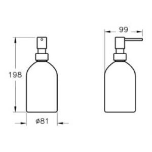 Vitra Origin Sıvı Sabunluk A4489136 Mat Siyah
