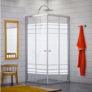 Duşakabin Kare Desenli 85x90 Cm 85x90 cm