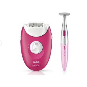 Braun Silk-épil 3 3420 Epilatör Ahududu Pembe - 2