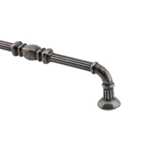 Metax Buket Mobilya Mutfak Dolabı Çekmece Dolap Kapak Kulpu Kulbu Antik Gümüş 128 Mm Metal Kulp