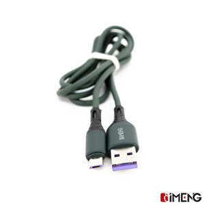İmeng Tecno Camon 15 Pro 6a 100w Usba To Micro Data Ve Hızlı Şarj Kablosu Yeşil