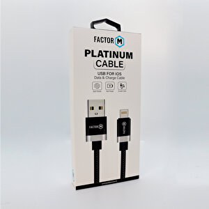 Factor M Platinum Kablo 2.4a 20w Usba To Lightning (fm-pcl)