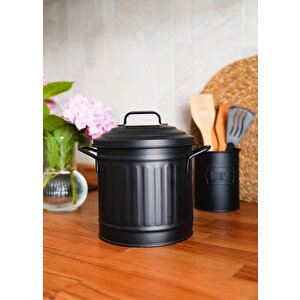 Çöp Kovası Tezgah Üstü 4 Lt Siyah Mgl0001