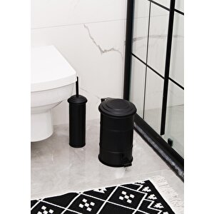 The Mia Çöp Kovası Banyo 5 Lt Siyah Mgl0004