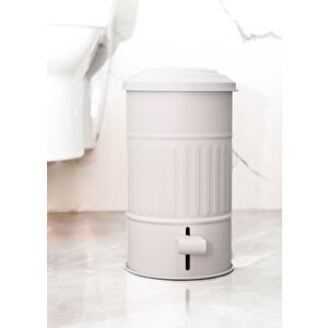 Çöp Kovası Banyo 5 Lt Beyaz Mgl0009